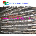 Amut Plastic Extruder Machine Conical Twin Screw Barrel 